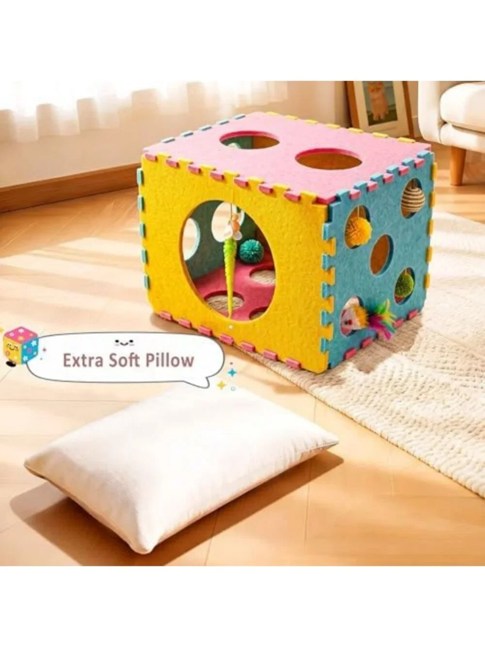 41 Pcs Interactive Indoor Cat Toys Set - Engaging Fun for Kittens & Cats